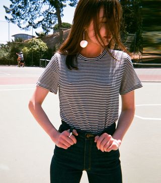 Calder Blake + The Rampling Tee in Picasso Stripe