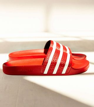 Adidas + Original Scarlet Adilette Pool Slides