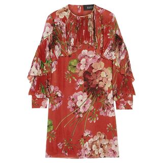 Gucci + Floral Print Dress