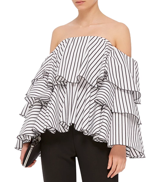 Caroline Constas + Carmen Off the Shoulder Top