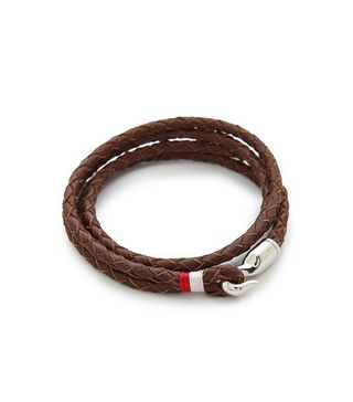 Miansai + Trice Woven Leather Wrap Bracelet