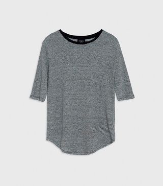 Who What Wear + Elbow Sleeve Linen Tee