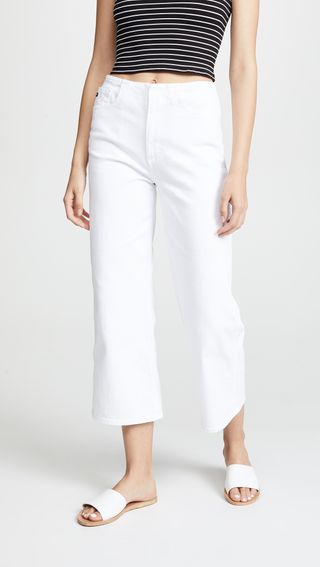 AG + The Etta Cropped Jeans With Wide Legs