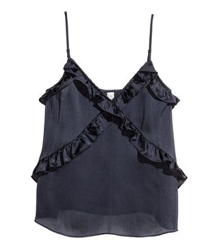 H&M + Ruffled Camisole Top