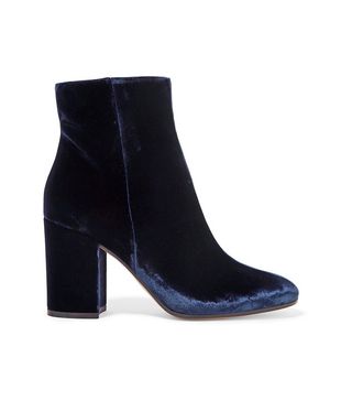 Gianvito Rossi + Velvet Ankle Boots