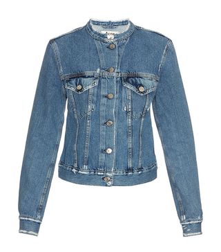 Acne Studios + Top Distressed Denim Jacket