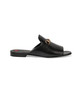 Gucci + Horsebit-Detailed Leather Slides