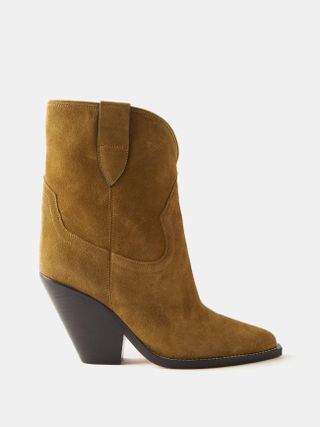 Isabel Marant + Leyane Suede Ankle Boots