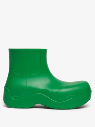 Bottega Veneta + The Puddle Biodegradable-Rubber Ankle Boots