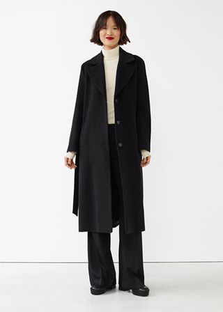 & Other Stories + Relaxed Wool-Blend Pile Coat