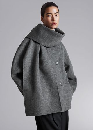 & Other Stories + Wool Scarf Jacket
