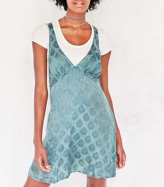 Kimchi Blue + Sophia Jacquard Mini Slip Dress