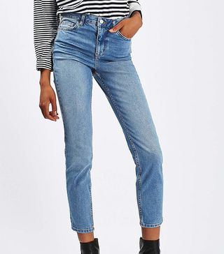 Topshop + Moto Blue Orson Slim Jeans