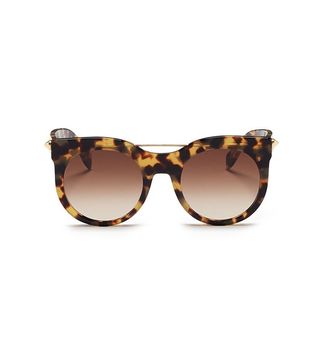 Alexander McQueen + Piercing Bar Sunglasses