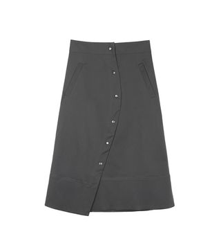 Rachel Comey + Bent A-Line Twill Skirt