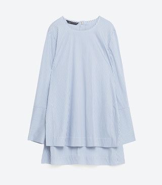 Zara + Poplin Striped Tunic