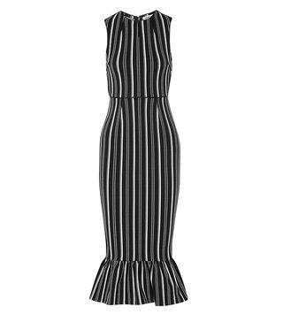 Opening Ceremony + Lotus Striped Textured-Jersey Dress