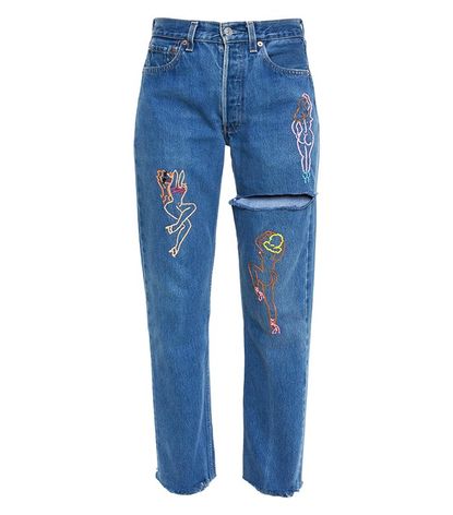 Embroidered Jeans: 13 Of the Most Divine Denim Creations | Who What Wear