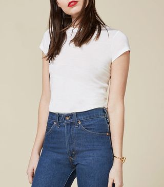 Reformation + Plus Slim Crew Tee