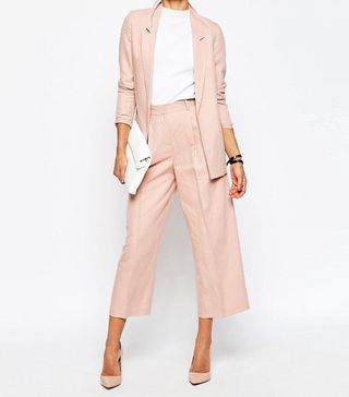 ASOS + Premium Linen Clean Suit Blazer