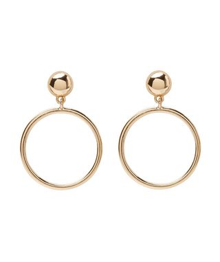 Sportsgirl + Circle Dangle Earrings