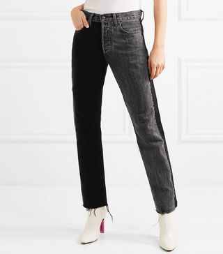 Vetements + Levi’s Mid-Rise Straight-Leg Jeans