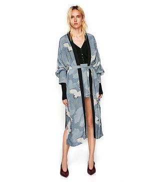 Zara + Heron Print Kimono