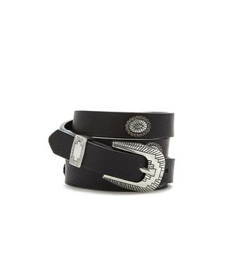 Forever 21 + Ornate Studded Skinny Belt