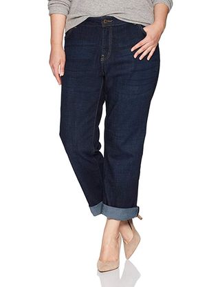 Lee + Plus-Size Modern Series Curvy-Fit Ruby Boyfriend Jeans