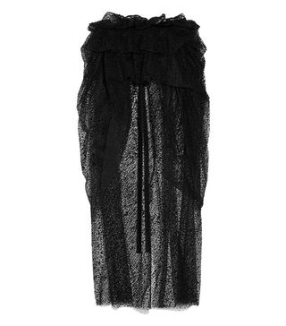 Isa Arfen + Layered Flocked Tulle Midi Skirt