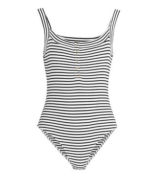 Topshop Unique + Bisham Striped Bodysuit
