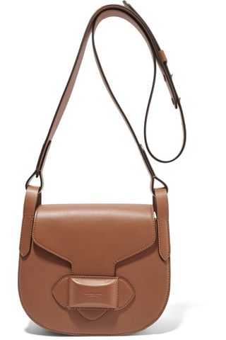 Michael Kors Collection + Daria Small Leather Shoulder Bag