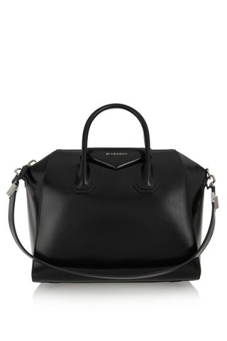 Givenchy + Medium Antigona Bag in Black Leather