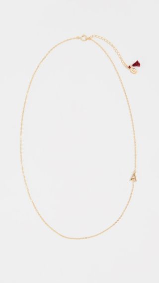 Shashi + Letter in Chain Necklace