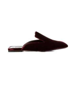 Jil Sander + Velvet Slipper Shoes