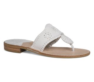 Jack Rogers + Palm Beach Sandals in White