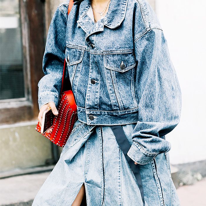 Vintage denim outlet outfits