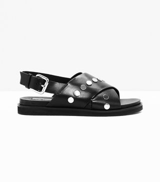 & Other Stories + Studded Cross Strap Sandals