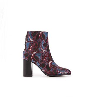 MSGM + Floral Embroidery Booties