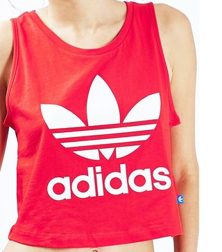 Adidas Originals + Trefoil Cropped Tank