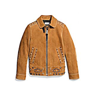 Coach + Suede Jacket With Studs