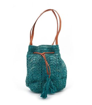 Mar y Sol + Tropical Bucket Tote Bag in Turquoise