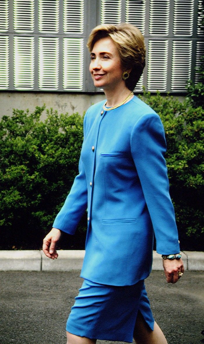 Hillary Clinton S Best Throwback Street Style Who What Wear