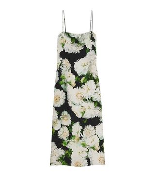 Adam Lippes + Floral-print Crepe Slip Dress
