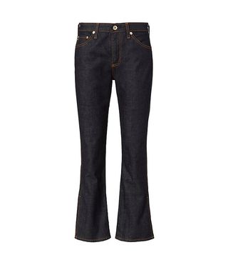 AG + The Jodi Crop Side Slit Jeans