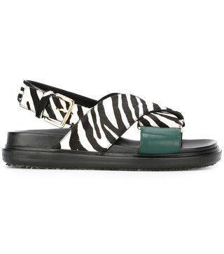 Marni + Fussbett Zebra Sandals