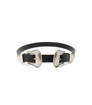 Forever 21 + Etched Double-Buckle Belt