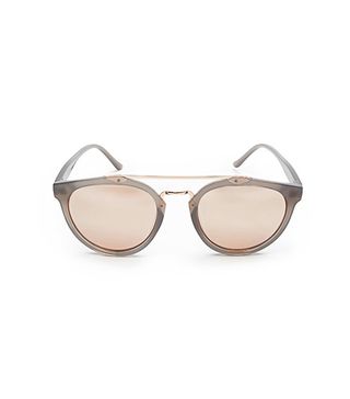 Forever 21 + Mirrored Brow-Bar Sunglasses