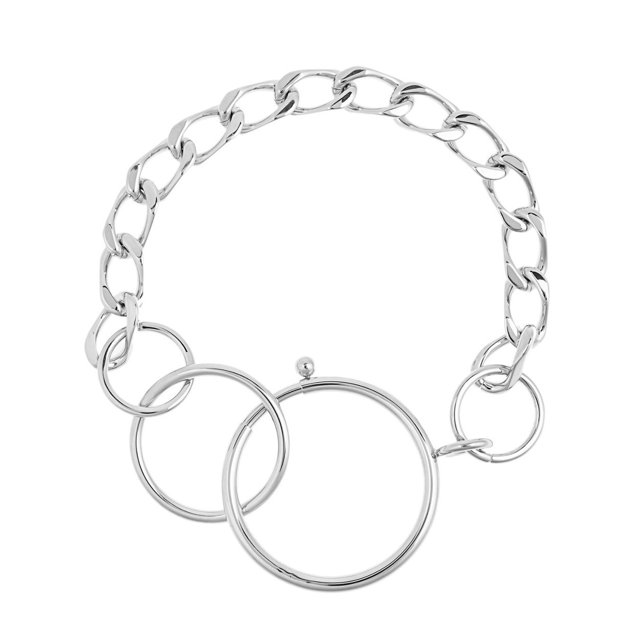 Givenchy + Interlocking-Hoop Necklace