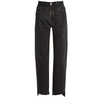 Vetements + Reworked High-Rise Straight-Leg Jeans